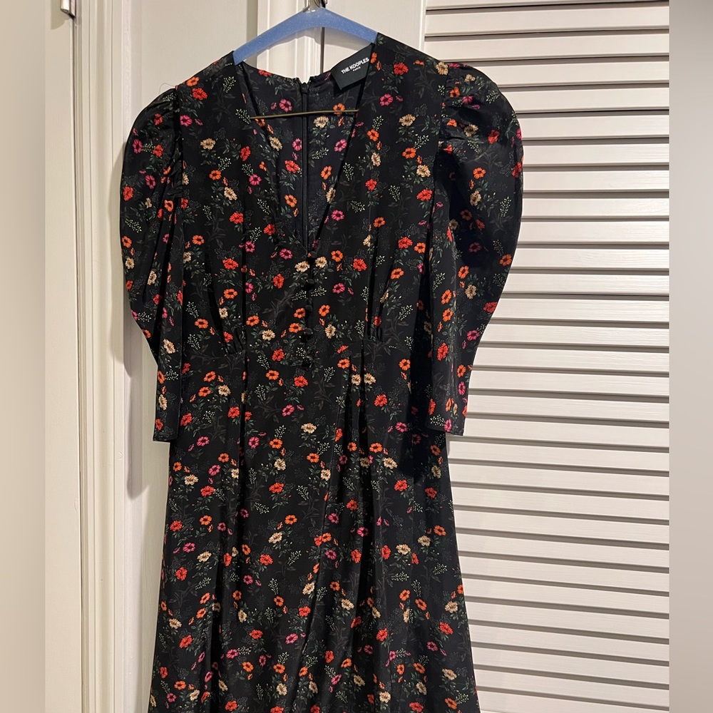 Kooples floral dress. Worn once. Size 1 in kooples = size 0/2 in US